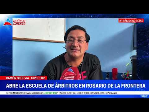 Rosario de la Frontera apuesta al futuro del fútbol con la Escuela de Árbitros