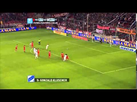 Gol de Gonzalo Klusener, Independiente 3-2 Quilmes