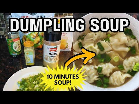Dumpling Soup: The BEST Authentic Recipe You Need To Try 🥟 Easy 10 Minutes Chinese Dinner 🔥