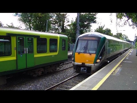Irish Rail 8100 and 22000 Class Trains - Sydney Parade Station, Dublin