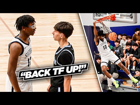 Bryce James Gets In HEATED ALTERCATION vs Armenian HOOPER! Sierra Canyon vs Pilibos!