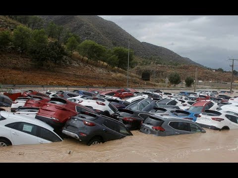 De Ontinyent a Murcia: los estragos de la gota fría