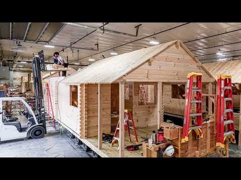 Building a Log Cabin - From Start to Finish