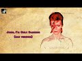 John I'm Only Dancing sax version by David Bowie