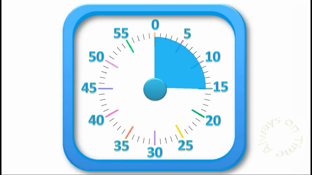15 minute visual timer