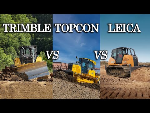 Machine Control Comparison: Trimble Earthworks vs Topcon 3D-MC vs Leica MC1