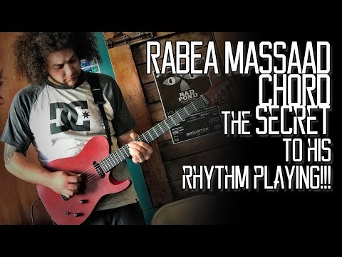 RABEA MASSAAD CHORD!!! The SECRET To His Rhythm Guitar Playing! Shhhh! Don't Tell Anyone!!! 😉