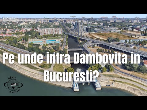 Pe unde strabate raul Dambovita Bucurestiul?
