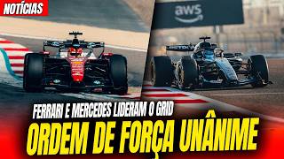 MERCEDES E FERRARI DOMINAM O GRID E SÃO AS FAVORITAS / PIASTRI / RUSSELL / MERCEDES / LAWSON #f1
