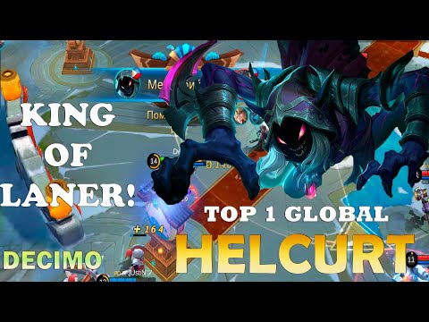 91% win rate 12 COMBO Kills | Top 1 Global Helcurt by Decimo ~ Mobile Legends