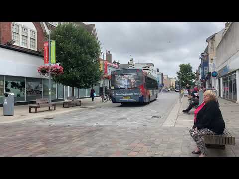 STAGECOACH BUS ROUTE 62 ARRIVING BOGOR REGIS HIGH STREET