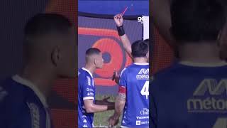 MAIS UMA EXPULSÃO EM URT X CRUZEIRO! 🟥 | #shorts | ge tv