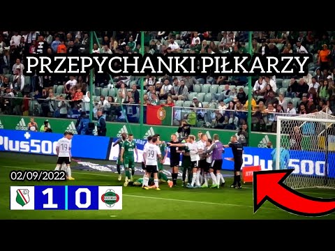Przepychanki piłkarzy - Legia 1:0 Radomiak (02.09.2022) | Legia TV