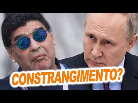 O dia em que Maradona fez Putin passar vergonha em pleno Kremlin