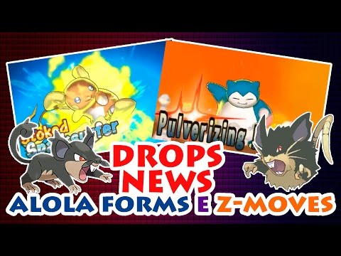 ALOLAN RATTATA E RATICATE + SNORLAX E RAICHU Z-MOVES