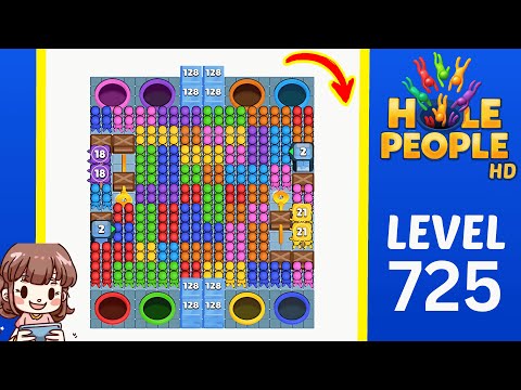 Hole People Level 725 Solution Walkthrough