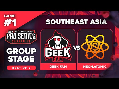 Geek Fam vs Neon.Atomic Game 1 - BTS Pro Series 13 SEA: Groups w/ Ares & 343