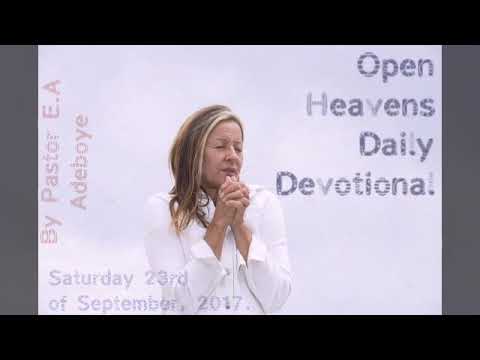 Resisting God? - Open Heavens 23 September 2017: Saturday daily devotional by Pastor Adeboye.