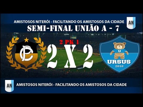 AMISTOSOS NITERÓI - CAMPEONATO UNIÃO A 7 - COS 2(2)X(1)2 URS