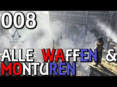 Let's Play Assassin's Creed Unity Gameplay German Deutsch Part 8 Alle Monturen, Skills & Waffen
