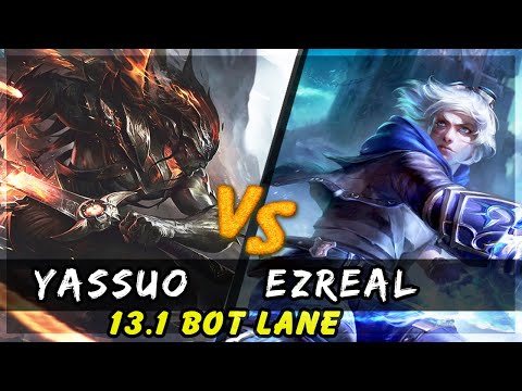 YASSUO - Yasuo vs Ezreal ADC Patch 13.1 - Yasuo Gameplay