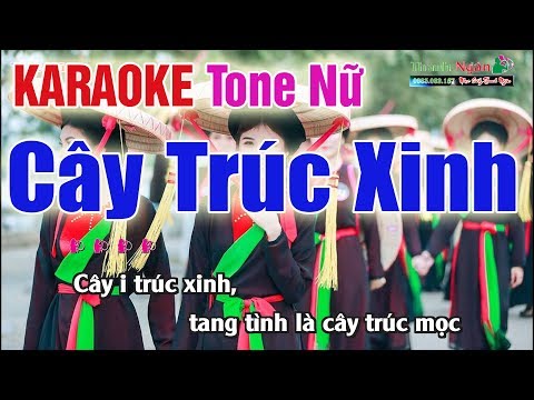 Cây Trúc Xinh Karaoke 2020 Tone Nữ - Nhạc Sống Thanh Ngân