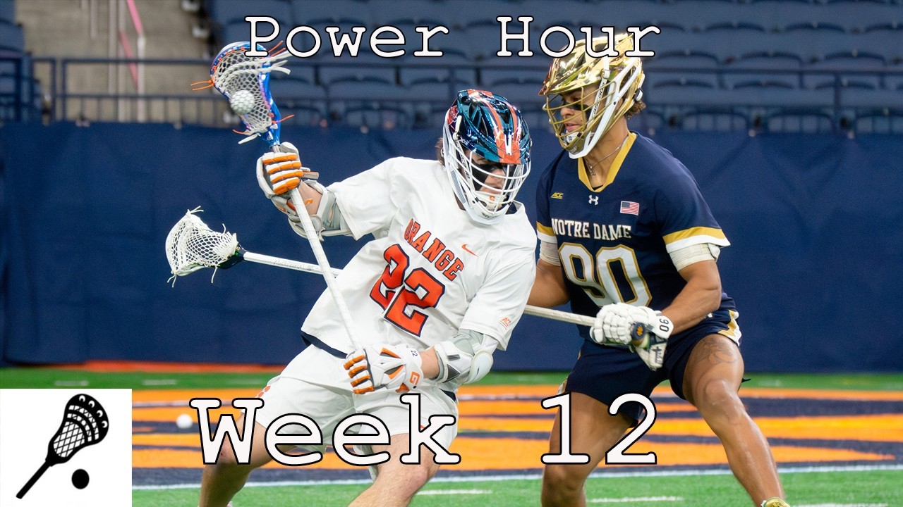 2026 Saturday College Lacrosse Power Hour: Week 12