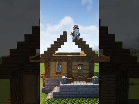 EPIC Minecraft Starter House tutorial! #viral