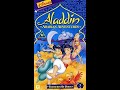 Opening To Aladdin Treasures Of Doom UK VHS 1995