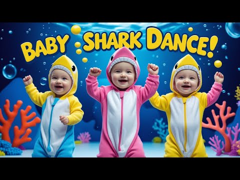 Baby Shark with Real AI Babies Dancing Old MCdonalds Had a Farm🦈👶 | Cutest Version Ever!