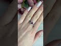 Серебряное кольцо с рубином 1.644ct