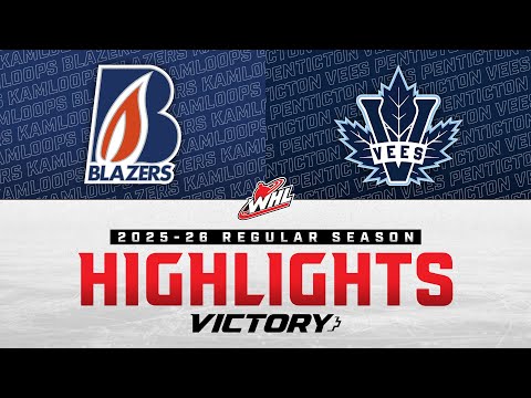 Kamloops Blazers at Penticton Vees 01/09 | WHL Highlights 2025-26
