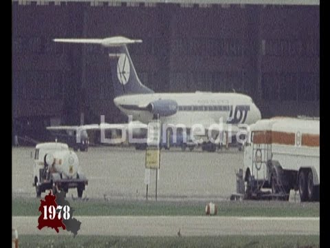 Airplane hijacked lands in Berlin Tempelhof 1978