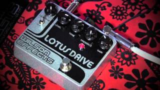 Video thumbnail for Wilson Effects LOTUS DRIVE guitar pedal demo with Kingbee Grievous Cabronita Tele by gearmanndude