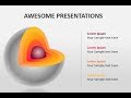 How to create sphere with core in Microsoft Office powerpoint | powerpoint tricks.