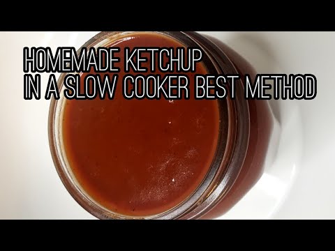 Homemade ketchup- copycat Ketchup recipe that taste like a famous store brand