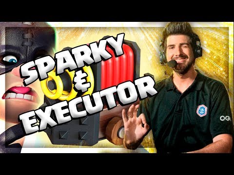 ENTRAMOS NA MODA: SPARKY E EXECUTOR NO CLASH ROYALE!