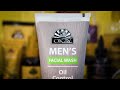 OKAY Men's Facial Wash With Natural Ingredients. Leaves Skin Smooth While Removing Excess Oils