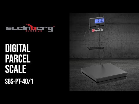 video - Digital Parcel Scale - 40 kg / 1 g - External LCD display