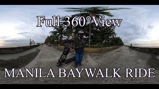 360° Kaabo Wolf Warrior 11 - Makati to Manila Baywalk riding footage -