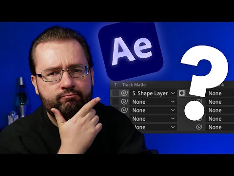 How To Use The New Track Matte Feature In After Effects 2023