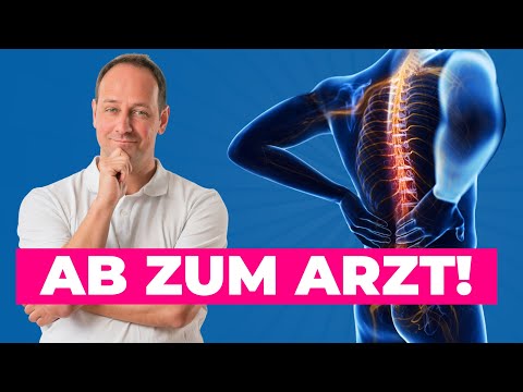 Rückenschmerzen: Wann zum Arzt 🤷‍♂️ Sofort-Hilfe mit Übungen für schnelle Linderung 🤩