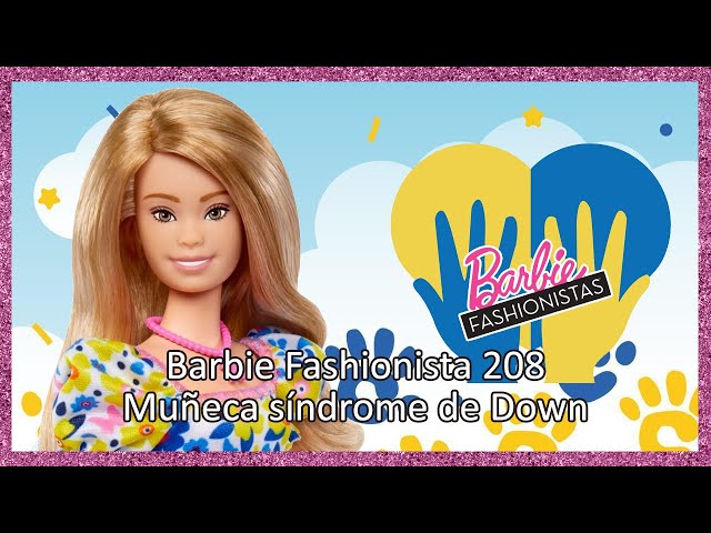 Vídeo relacionado con Barbie Fashionista Muñeca con síndrome de Down y Vestido de Corazones Conjunto de Moda y Accesorios, Juguete +3 años (HYK14)