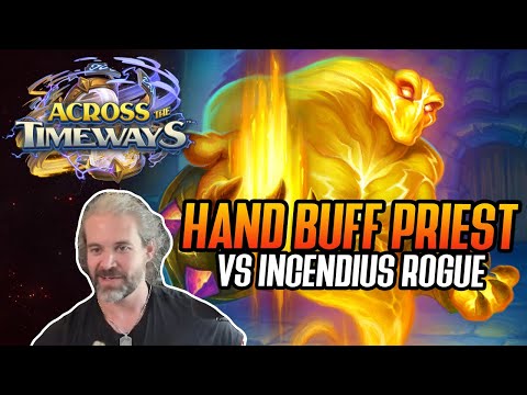 (Hearthstone) Hand Buff Priest VS Incendius Rogue