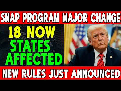 Breaking: SNAP Program Gets Major Redesign in 18 States — Review the New Requirements