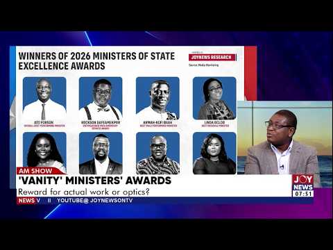 Ministers Receiving Awards Sparks National Debate: Merit or Publicity Stunt? | Matters Arising