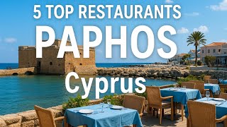 Eating My Way Through Paphos! 🇨🇾 My 5 Favourite Restaurants in Cyprus You NEED t