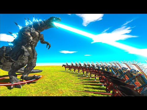 HUSSAR ARMY CHARGE ATTACK vs UNITS - Animal Revolt Battle Simulator