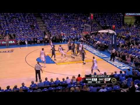 NBA Playoffs 2011: Memphis Grizzlies Vs OKC Thunder Game 2 Highlights (1-1)