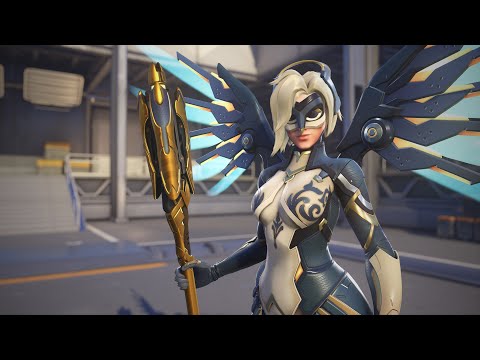 Owl Guardian Mercy Skin Demo (Golden Weapons)